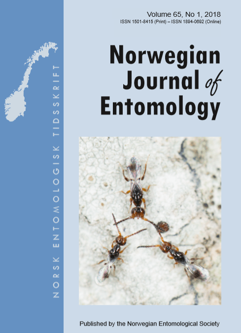Nytt nummer av Norwegian Journal of Entomology